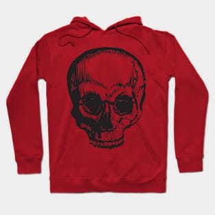 Pen Stroke Skull Hoodie